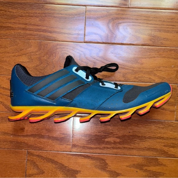 Adidas Springblade Men’s 11.5 GUC Hard to find color way Teal/Orange/Red - Picture 8 of 16